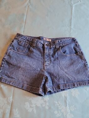 Faded Glory Blue Denim Jean Shorts